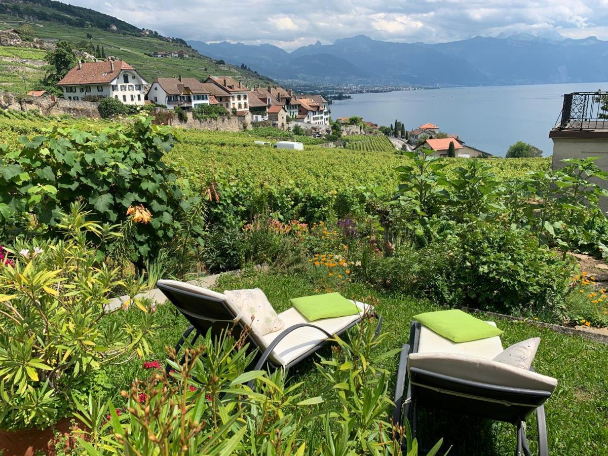 Апартаменти La Gremillette Gourmande Lavaux Rivaz Екстер'єр фото