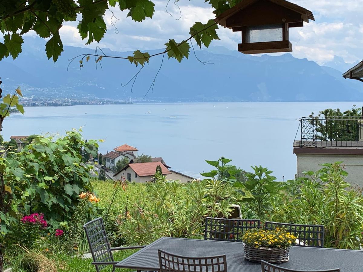 Апартаменти La Gremillette Gourmande Lavaux Rivaz Екстер'єр фото