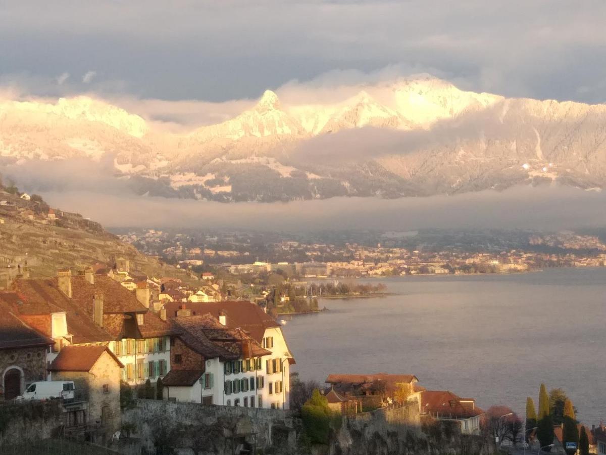 Апартаменти La Gremillette Gourmande Lavaux Rivaz Екстер'єр фото